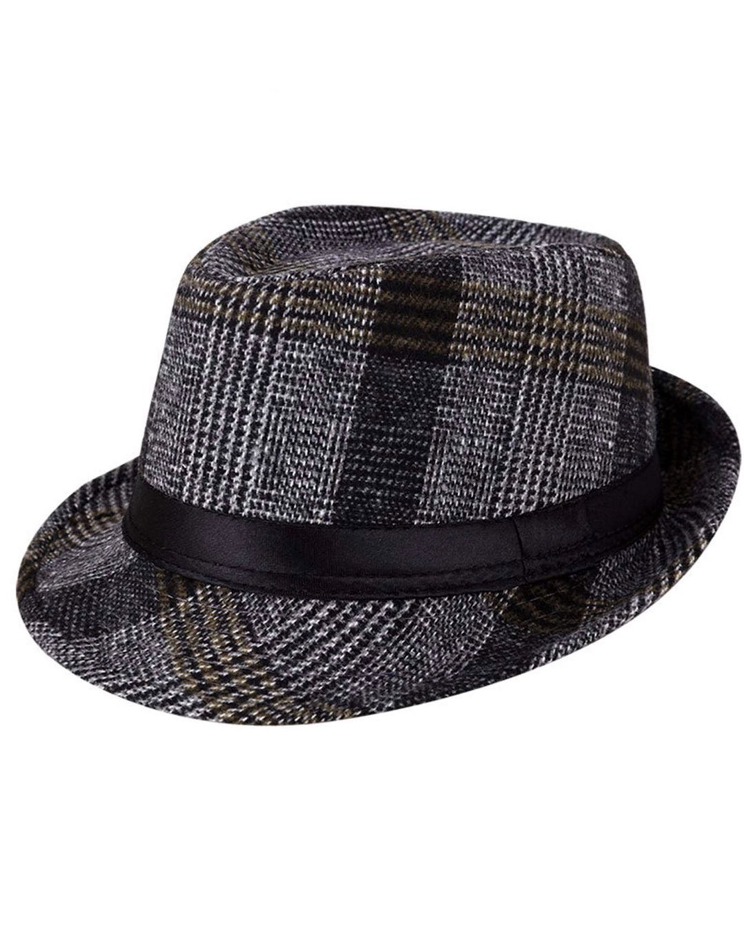 Plaid Cotton Jazz Hat